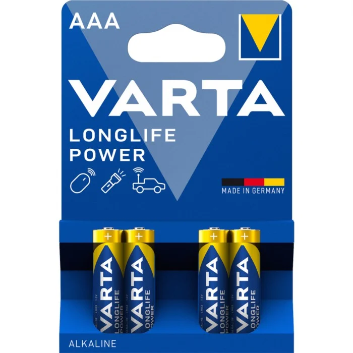 VARTA Longlife Power AAA-batteri, 4 st
