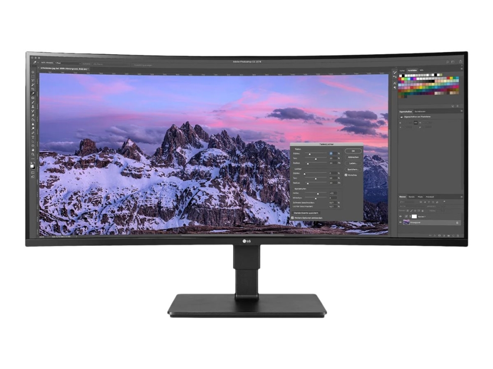 LG UltraWide 35BN77CP-B 35" - Böjd Ultrawide 3440x1440 VA 100Hz, bild 3
