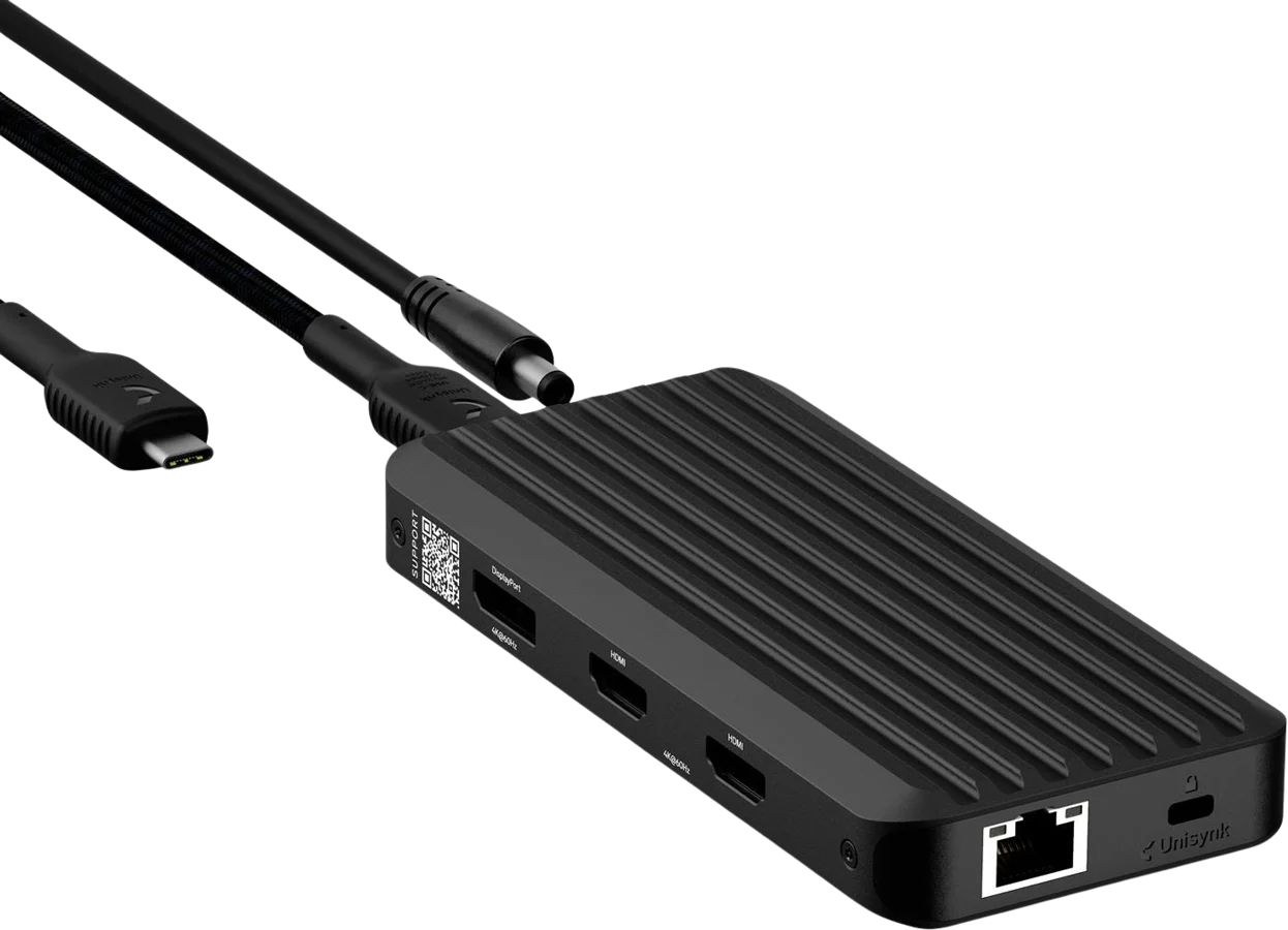 Unisynk 10-ports USB-C dockningsstation V3 (svart), bild 2
