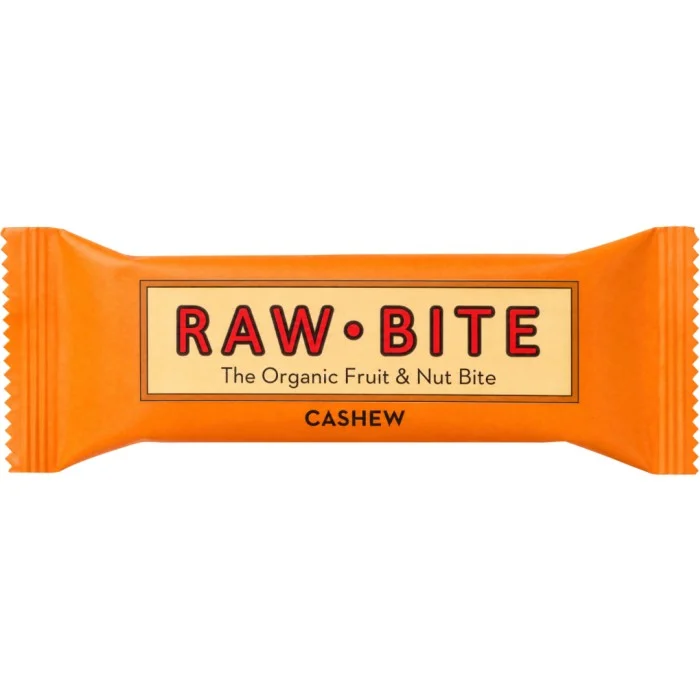 Rawbite Frukt- & Nötbar Cashew Ekologisk 50 g