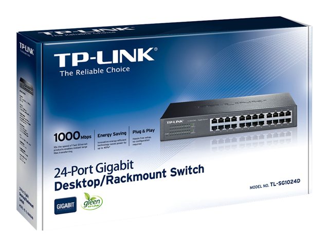 TP-Link TL-SG1024D 24-Port Gigabit Switch, bild 2