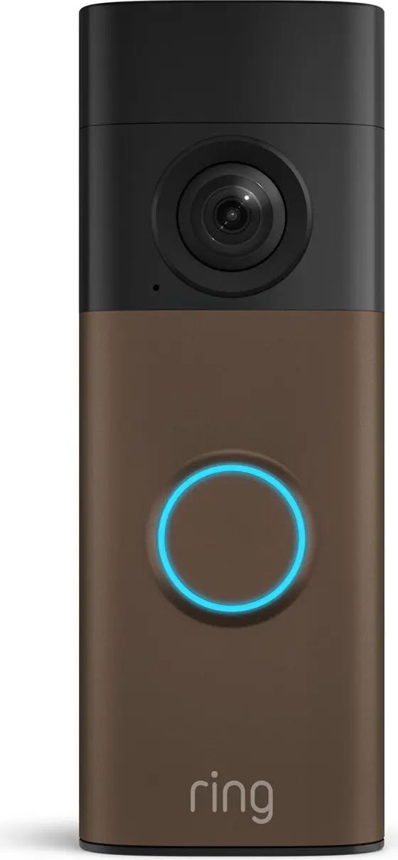 Ring Battery Video Doorbell 2nd Gen Retinal 2K videodörrklocka, Mocha
