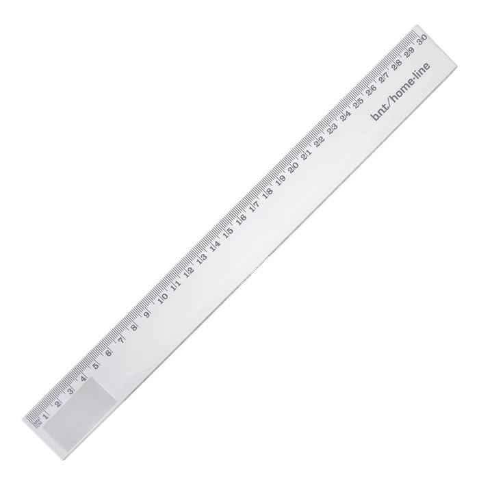 BNT Office Linjal 30 cm transparent