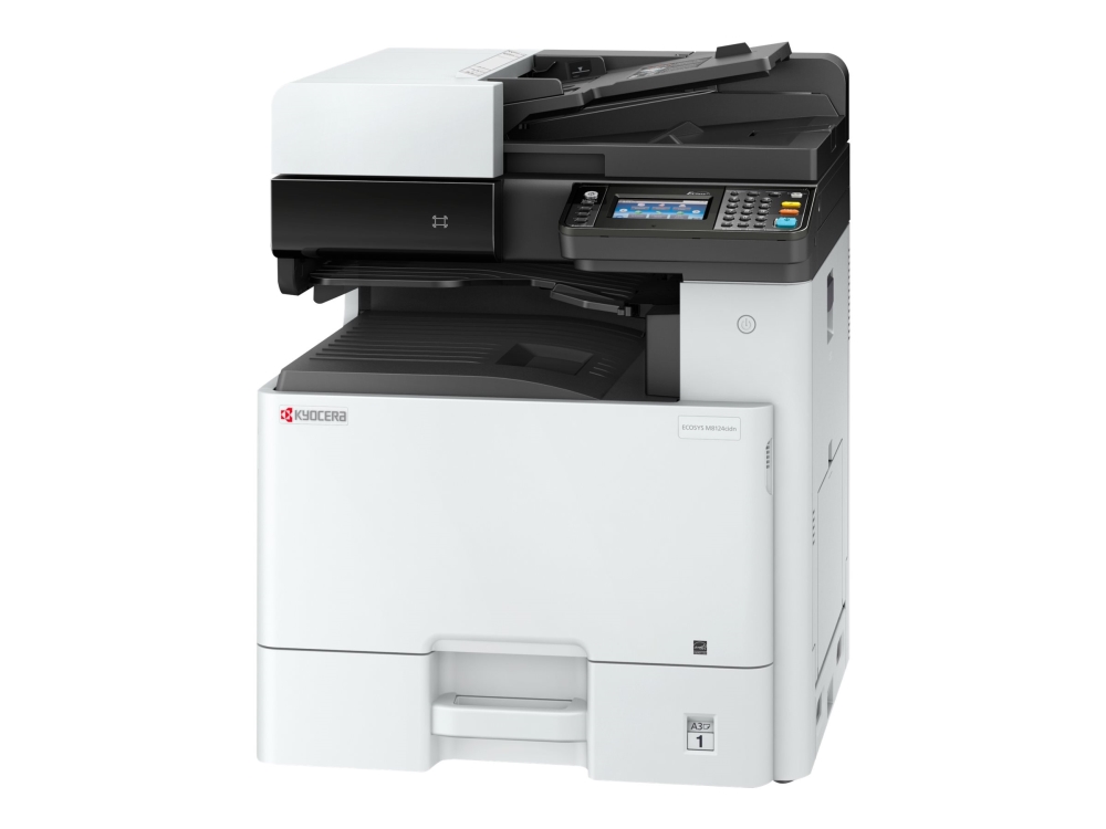 Kyocera ECOSYS M8130cidn - Multifunktionsskrivare - färg - laser - A3 (297 x 420 mm), Ledger (279 x 432 mm) (original) - A3/Ledger (media) - upp till 30 sidor/minut (kopiering) - upp till 30 sidor/minut (utskrift) - 600 ark - USB 2.0, Gigabit LAN, USB-värd, NFC