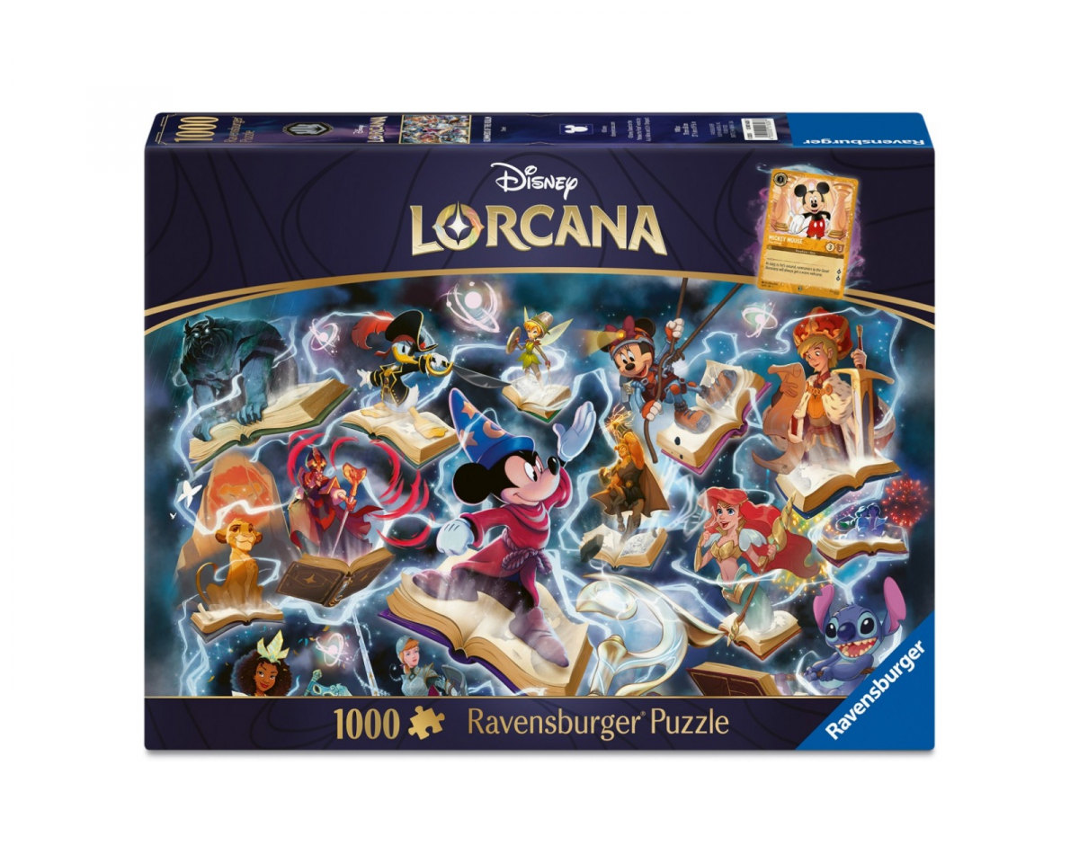Ravensburger Pussel: Disney Lorcana - Glimmers of the Realm: Steel 1000 Bitar