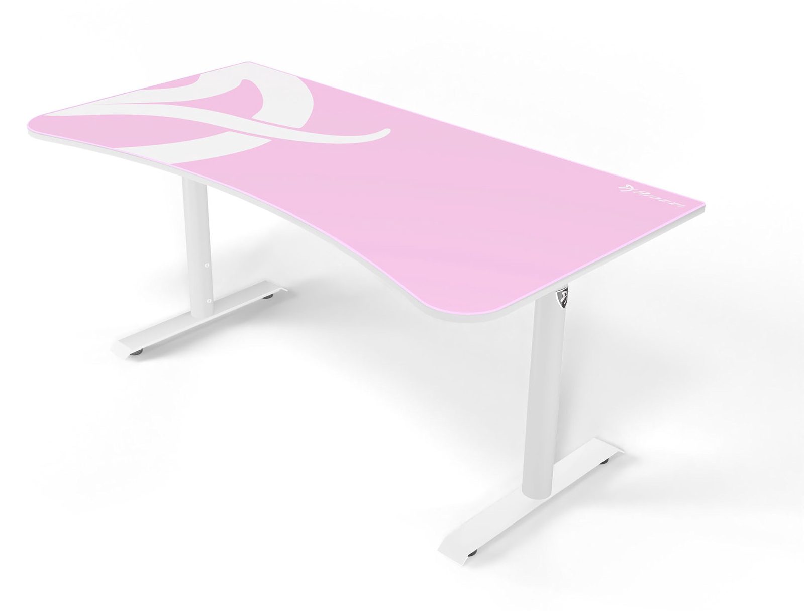 Arozzi Arena Gaming Skrivbord - Large - Vit Rosa, bild 3