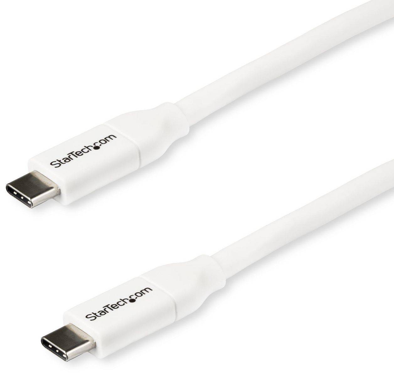 USB-C laddningskabel StarTech, USB 2.0, 100W, 2 meter - Vit, bild 3