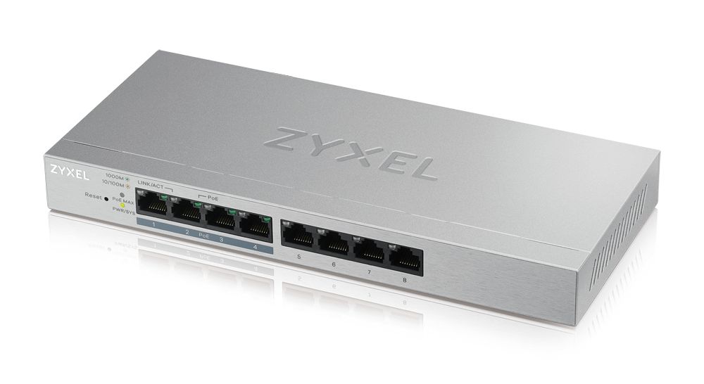 Zyxel GS1200-8HPv2 8-Port PoE 60W Switch, bild 4