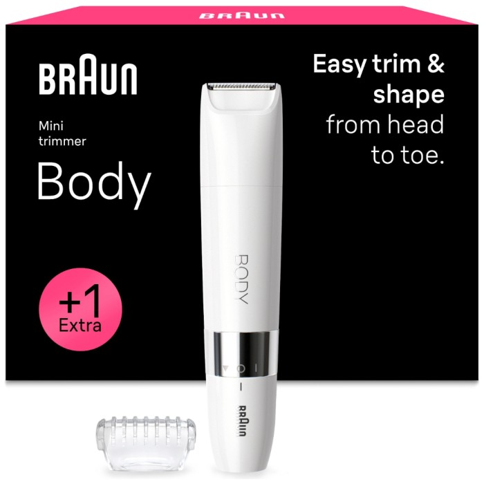 Braun BS1000 Mini Trimmer (vit)