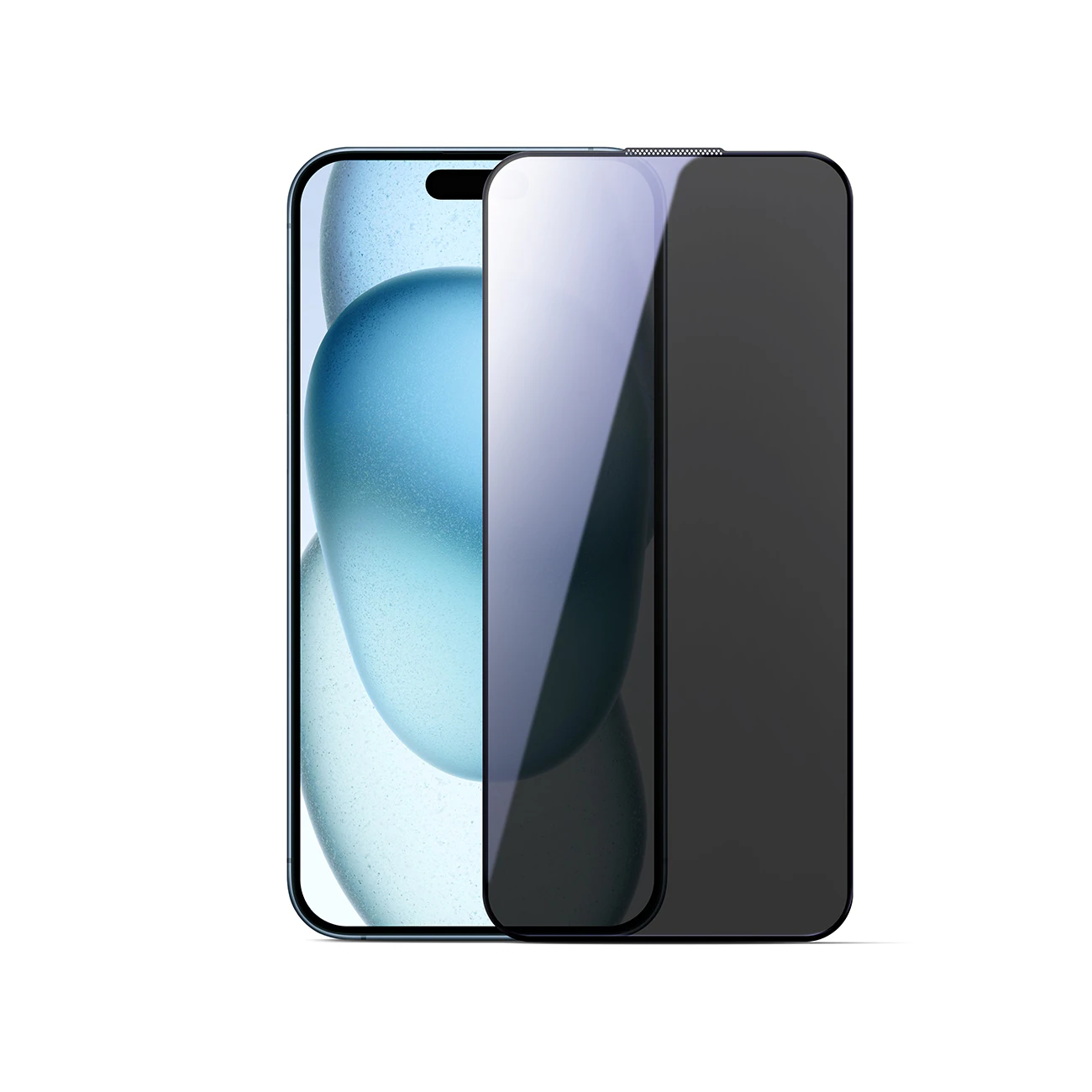 Joyroom JR-MLG0282 2,5D dammtätt härdat glas med svart ram för iPhone 15 Plus/16 Plus