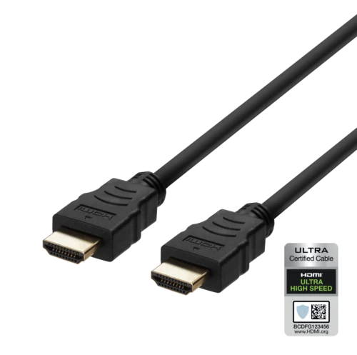 Deltaco Ultra High Speed HDMI-kabel 2.1 - Svart - 3m