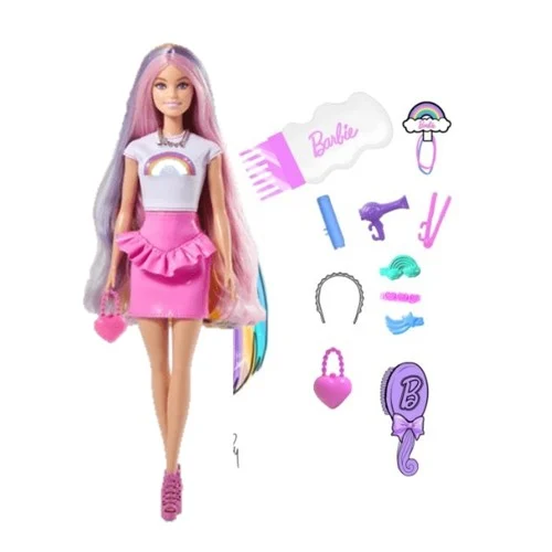 Barbie Rainbow Sparkle Hair Play Doll