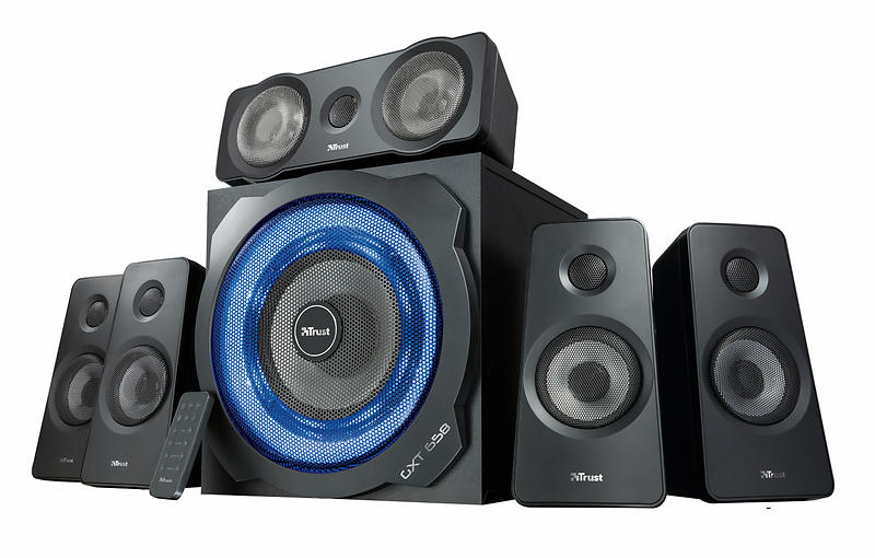 Trust GXT658 Tytan 5.1, surround 180W+5x90W RMS, fjärrkontroll, bild 4