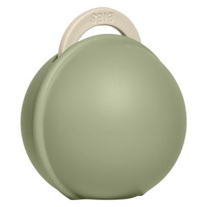 BIBS Colour Pacifier Round Latex Ivory Size 2 & BIBS Pacifier Case Mini Sage