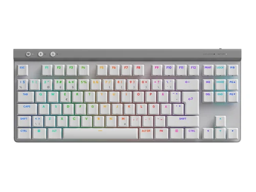Logitech G515 LIGHTSPEED TKL trådlöst gamingtangentbord - GL Tactile, vit, bild 3