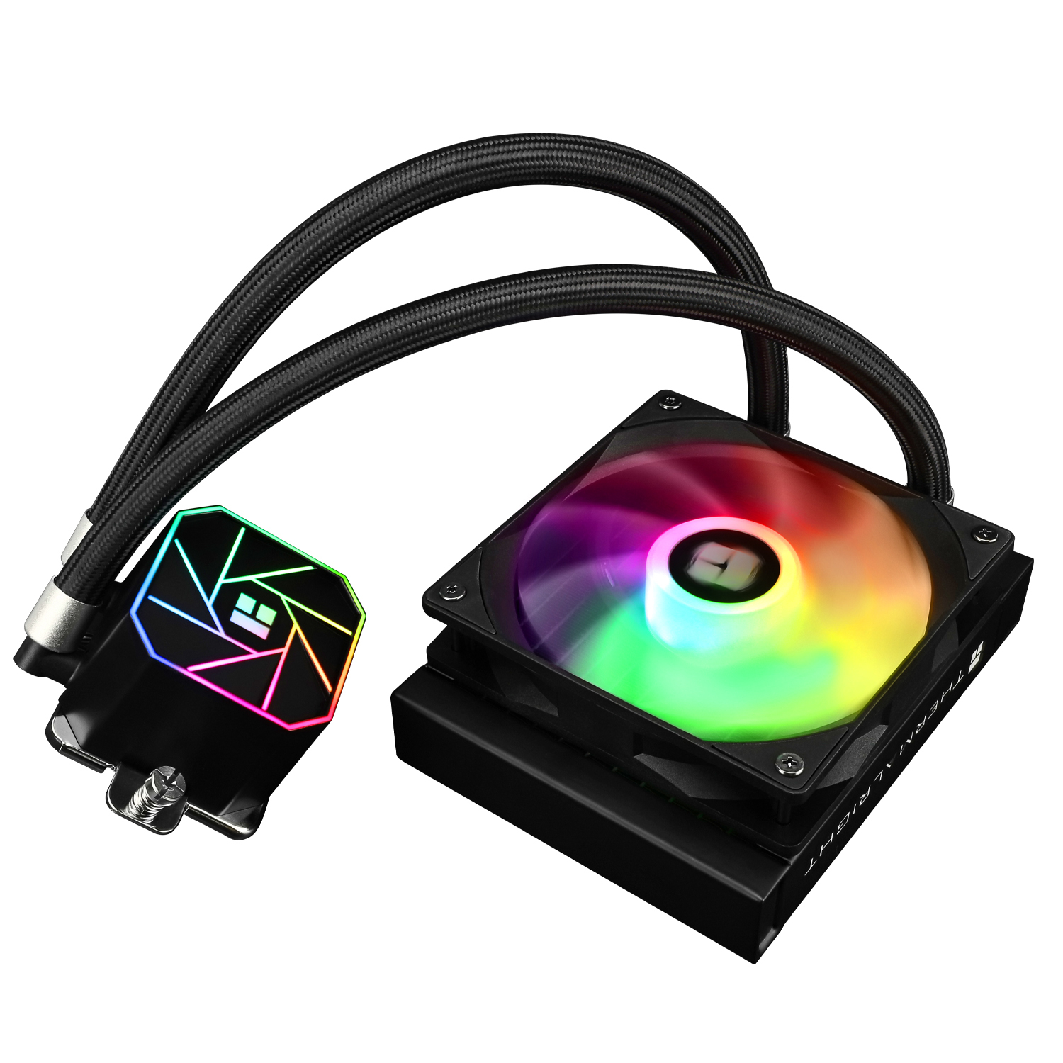 Thermalright Aqua Elite 120 V3, vätskekylningssats, 12 cm, 3300 rpm, Svart, bild 4