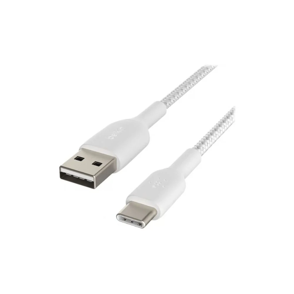 Belkin BoostCharge Flätad Kabel USB-C -> USB-A