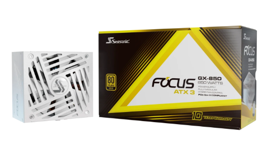 Seasonic Focus GX 850W ATX 3.1 Vit, bild 4