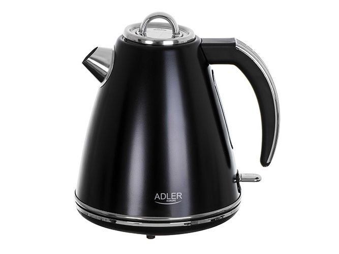 Adler AD 1343 vattenkokare 1850 W 1,5 L vattennivåindikator, svart