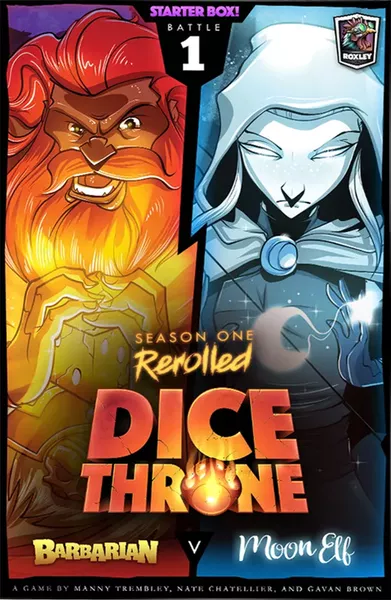 Dice Throne S1 Rerolled Box 1 Barbarian vs Moon Elf