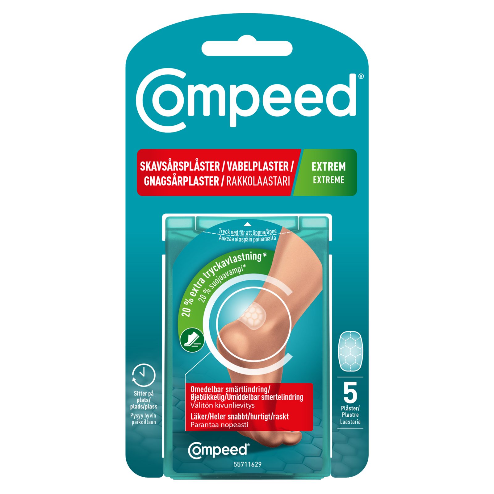 COMPEED Skavsårsplåster Extreme 5 st