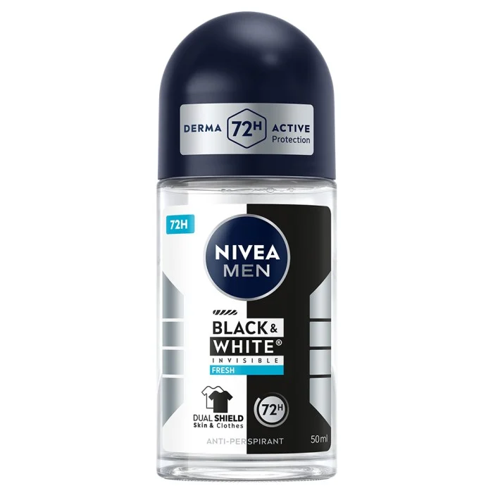 NIVEA Antiperspirant Deo Black & White Fresh Roll On 50 ml