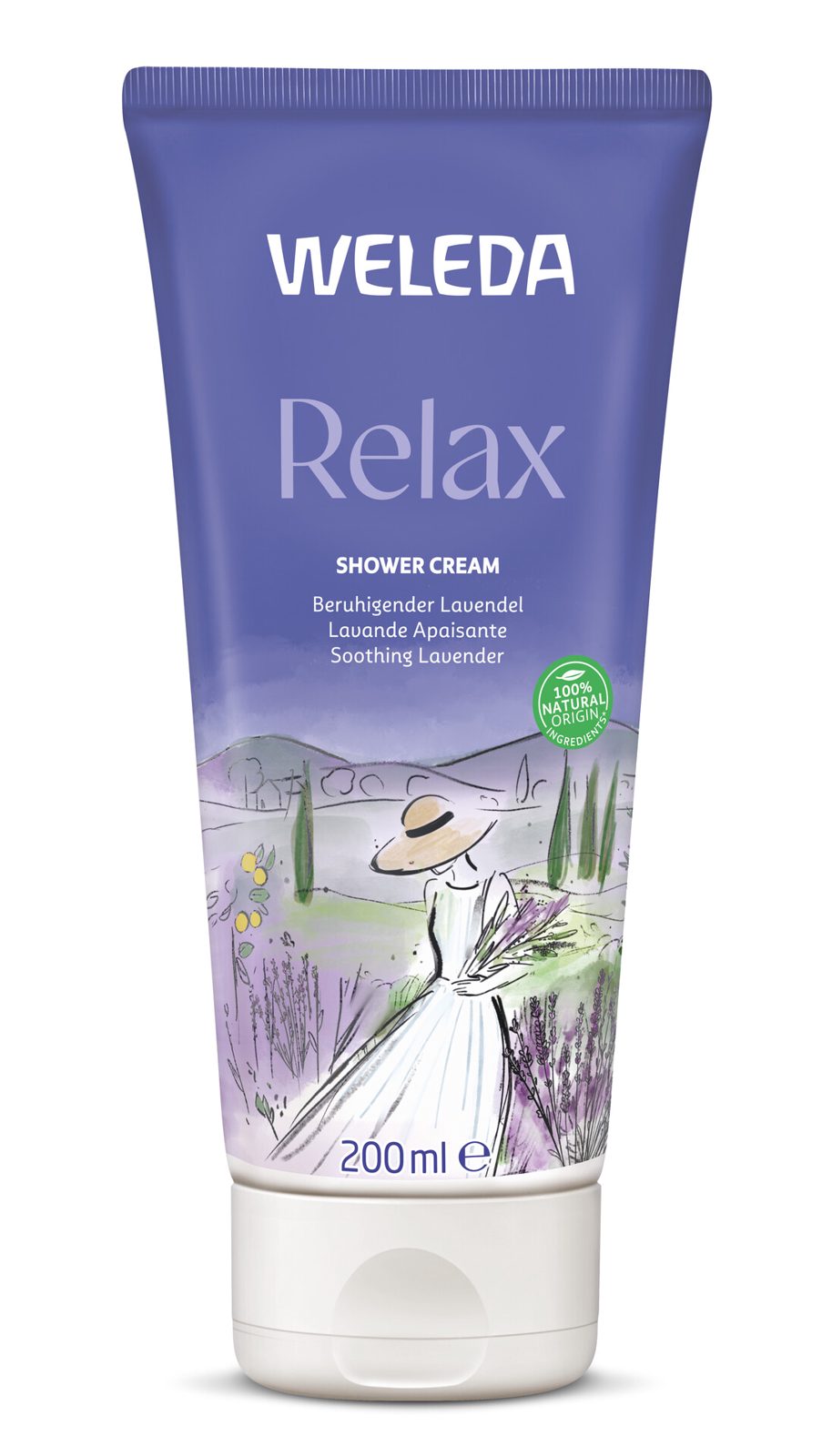 Weleda Relax Shower Cream Lavender 200 ml