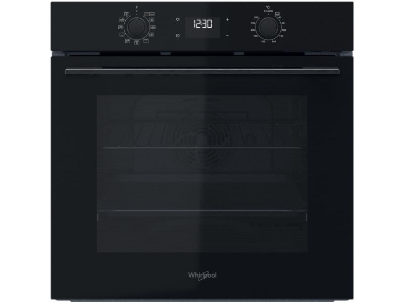 Whirlpool OMK58CU1SB, Medium, Elektrisk ugn, 71 l, 71 l, Katalytisk, Inbyggd