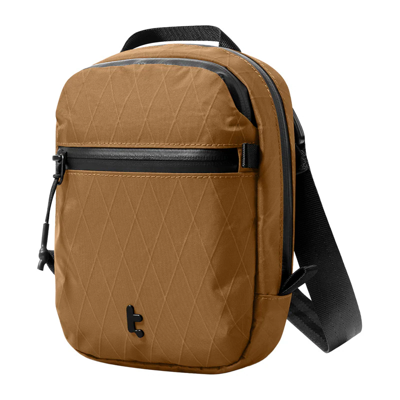 TOMTOC Aviator-T37 resväska med axelrem X-Pac 1,3L (brun)
