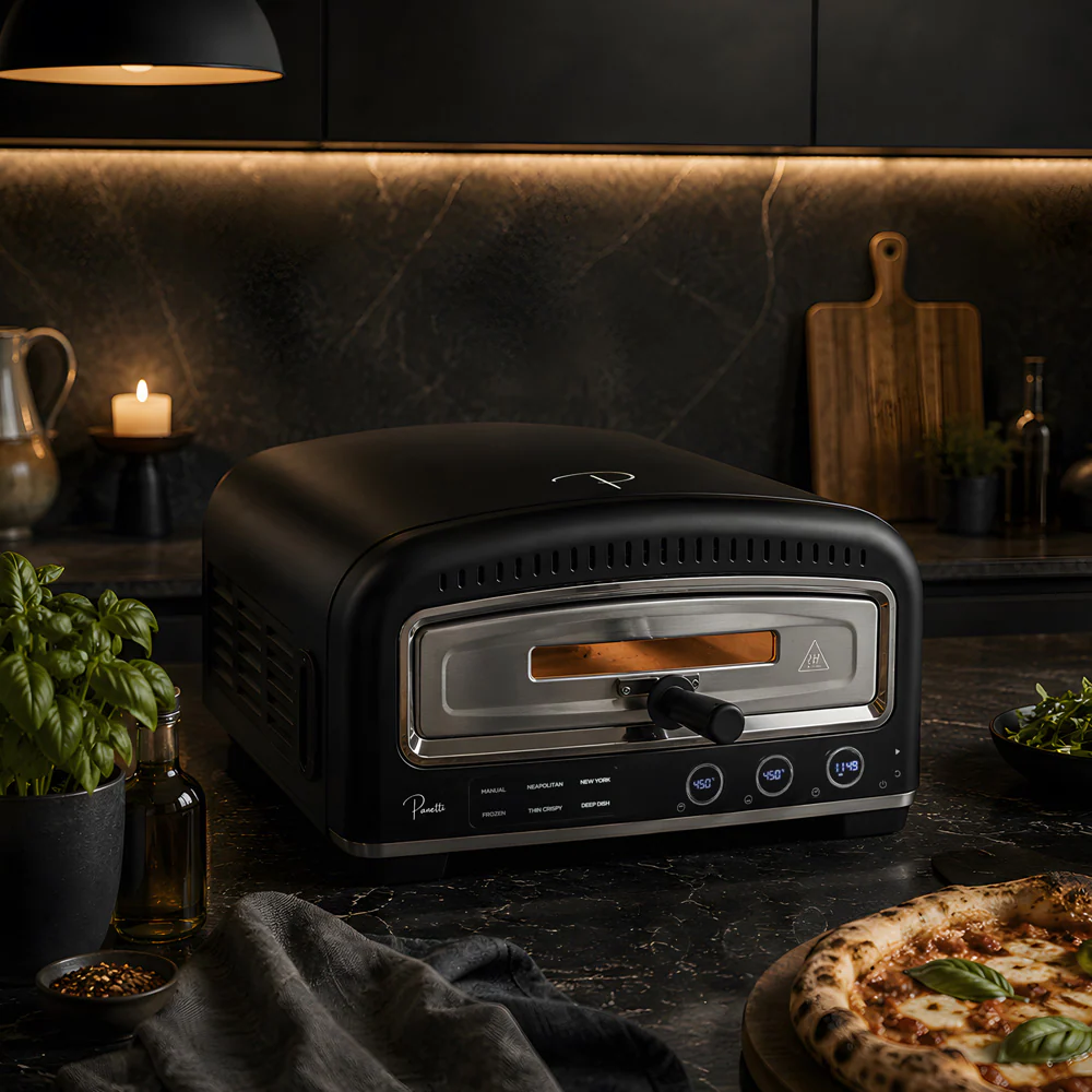 Panetti Pizzetta Pro elektrisk pizzaugn (svart)