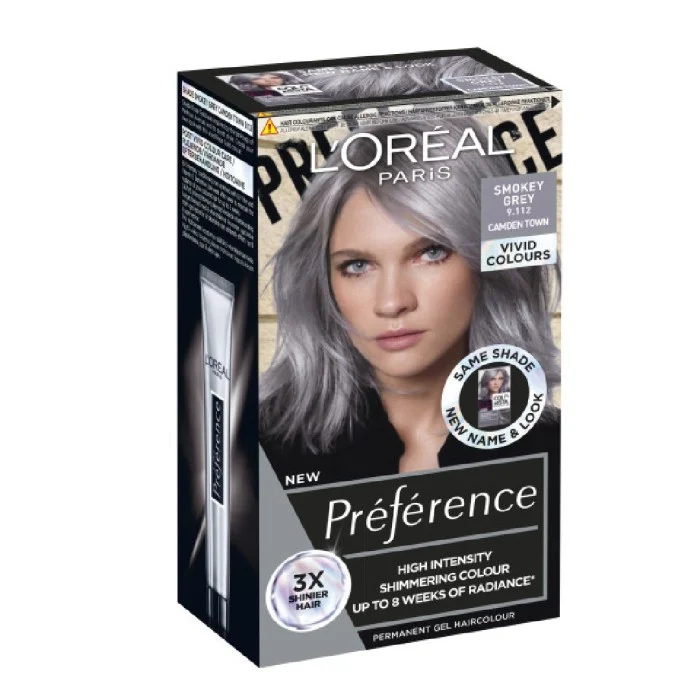 Loreal Paris Préférence Vivids Smokey Grey 9.112