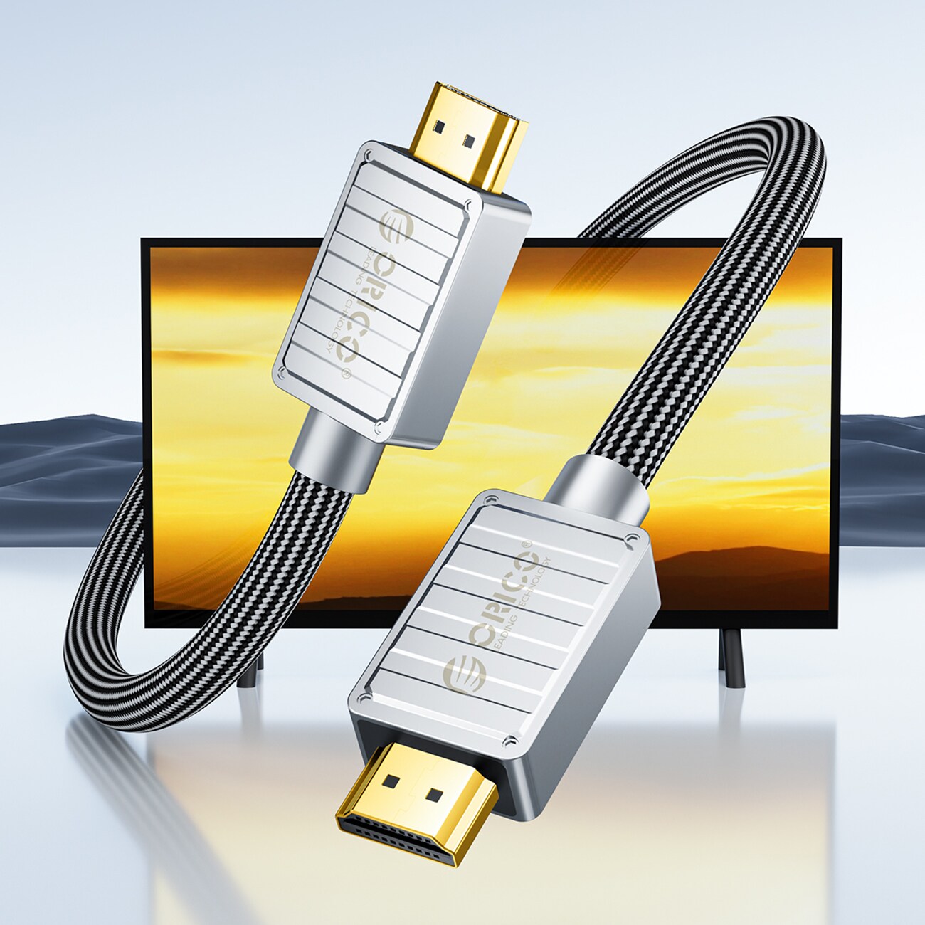 Orico H4CY HDMI 2.0 4K HDMI-kabel 3 m – svart, bild 3