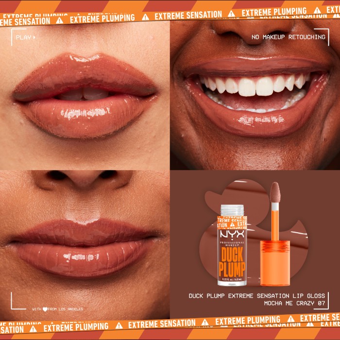 NYX PROFESSIONAL MAKEUP Duck Plump Lip Gloss 07 Mocha Me Crazy, bild 2