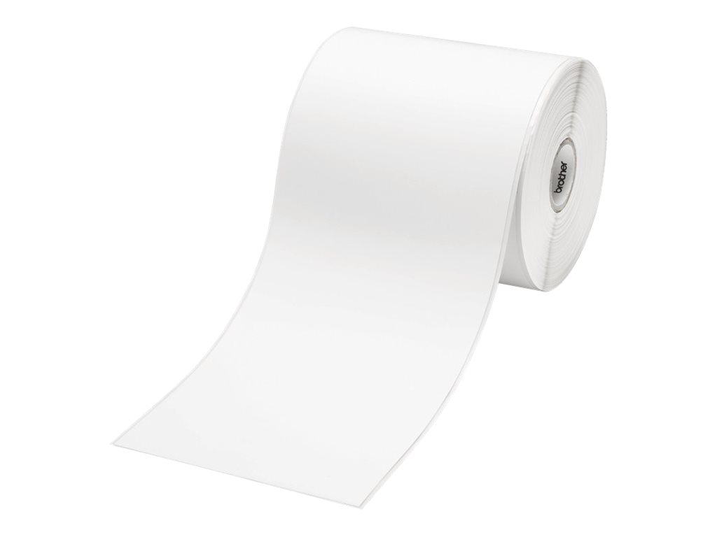 Brother RDS01E2 - Papper - vit - Rulle (10,2 cm x 44,3 m) 1 rulle (rullar) tejp - för Brother TD-4000