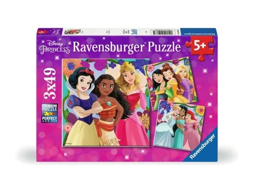 Ravensburger Pussel: Disney Princess 3x49 Bitar, bild 2