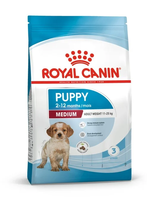 Royal Canin Medium Puppy torrfoder för hundvalp 10 kg, bild 2
