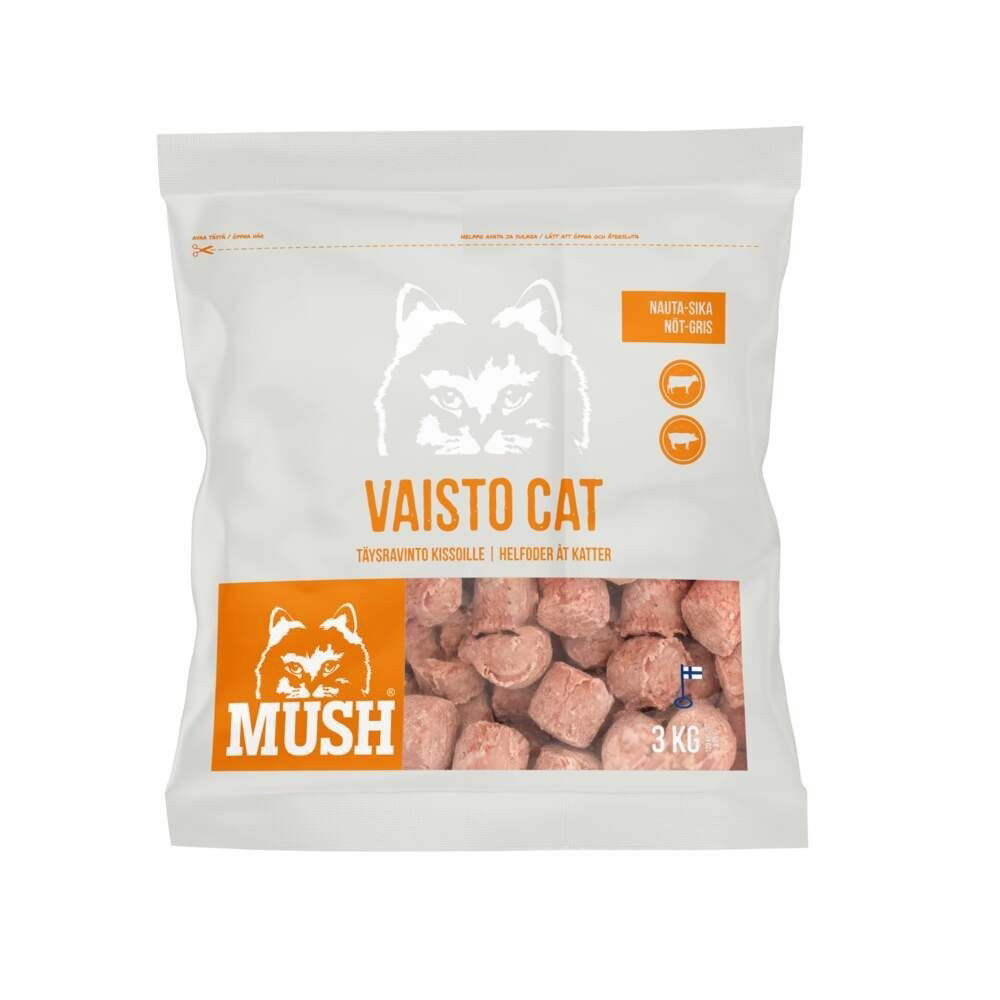 Mush Vaisto Cat Nöt-Gris 3 kg