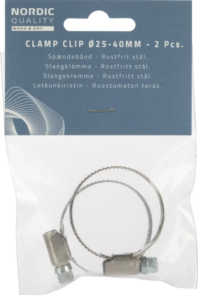 Nordic Quality Slangklämma 23-35 mm 2 st