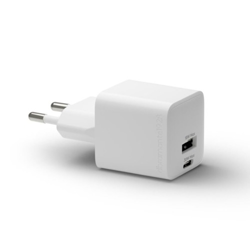 Dbramante1928 30W USB-C 18W USB-A väggladdare (vit)