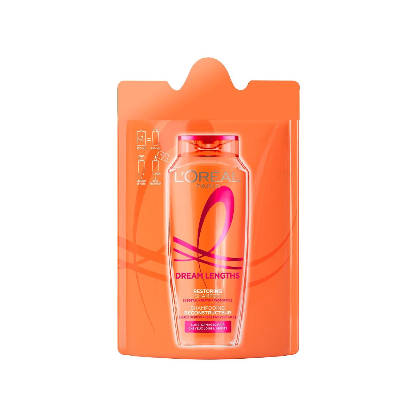 L'Oréal Paris Elvital Dream Length Shampoo 250 ml Refill