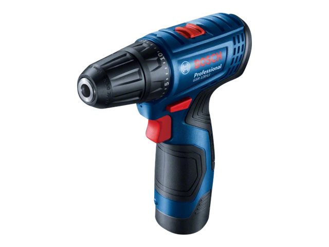 Bosch GSR Professional 120-LI - Borr/drivare - sladdlös - 2 hastigheter 10 mm - 30 N·m - 2 batterier - 12 V
