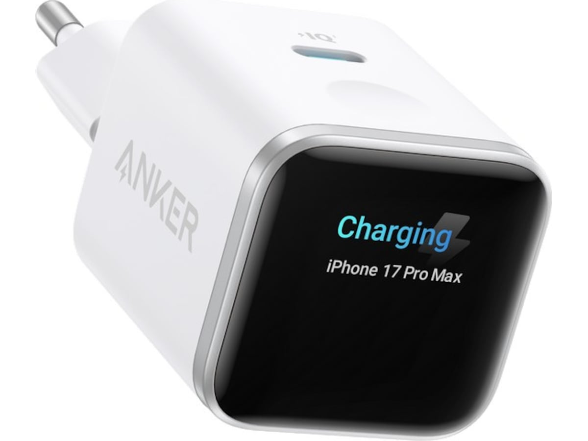 Anker Nano Charger Smart Display 45W Vit