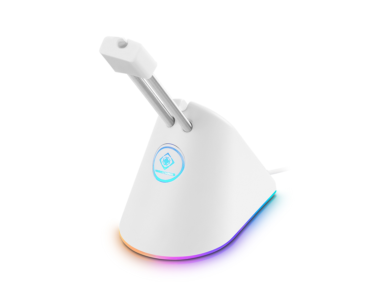 Deltaco Gaming Mouse Bungee Adjustable Spring Arm WA91 RGB Vit