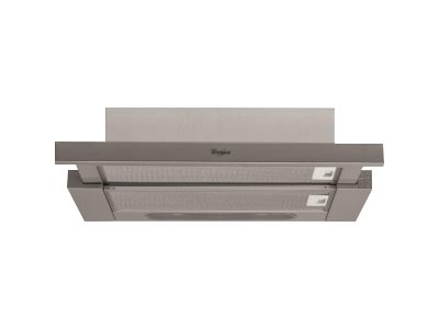 Whirlpool AKR 749/1 IX - Kåpa - teleskopisk - bredd: 59.8 cm - djup: 30 cm - utsug och återcirkulering (med extra utsugssats)