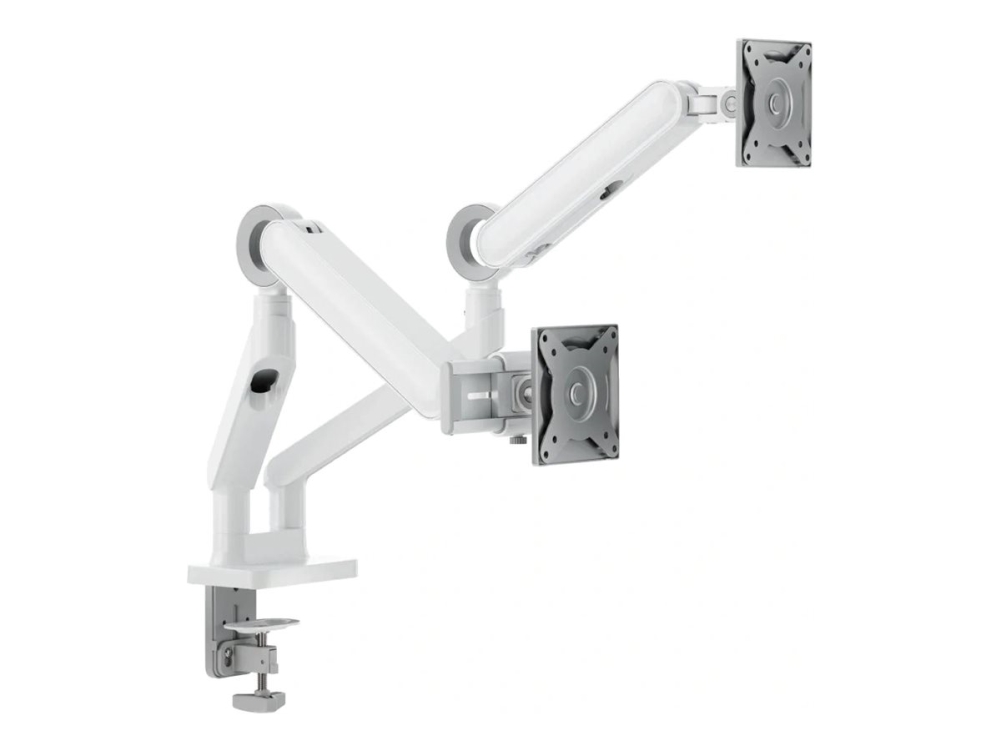 ALOGIC - Monteringssats (dubbel vridbar arm) - glidande - för 2 LCD-bildskärmar - skärmstorlek: 17-35 - disk-monteringsbar