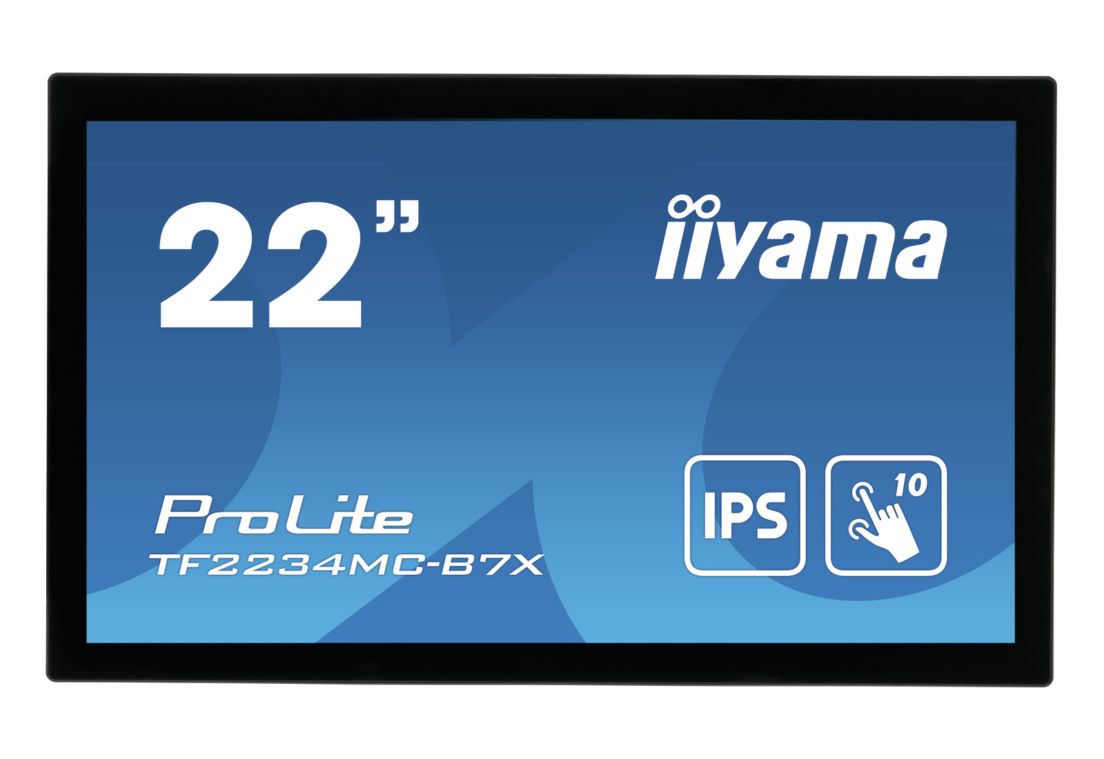 21.5" Iiyama ProLite TF2234MC-B7X, IPS 1920x1080 Multi-Touch, 8 ms, VGA/HDMI/DP, bild 3