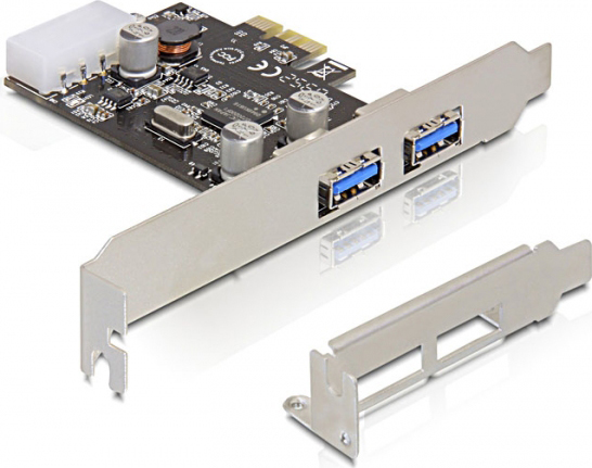 Delock PCI-E LowProfile Card 2xUSB3.0, bild 3