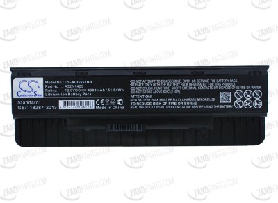 Batteri Asus Li-Ion, 10,8V, 4800 mAh, 51.8 Wh, passar bl.a. N551XX