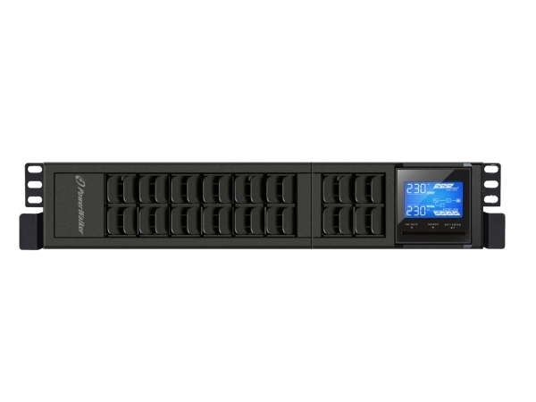 PowerWalker VFI 3000 CRS, Dobbeltkonvertering (online), 3 kVA, 2400 W, 160 V, 280 V, 40/70 Hz