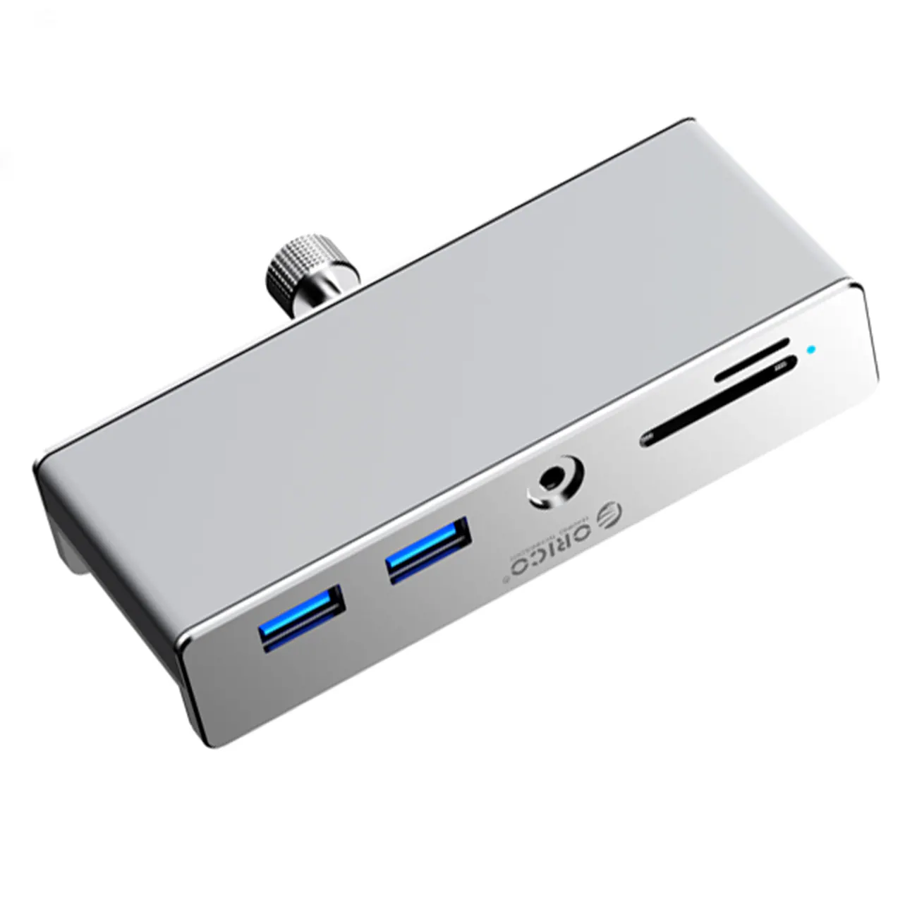 Orico MH5PMM klämhubb USB-C / 2x USB-A 3.0, + SD&TF + 3,5 mm ljud - svart, bild 2
